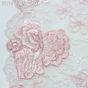 Moda ricamata in pizzo <span class=keywords><strong>Tulle</strong></span> 22cm fantasia rosa a rete floreale <span class=keywords><strong>ricamato</strong></span> in pizzo <span class=keywords><strong>bianco</strong></span> per accessori di abbigliamento 2025 - Product Image 4