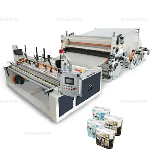 Automatische Papiermachine Te Koop Toiletpapier/Keukenhanddoek Embossing En Nat Weefsel Verpakkingsmachine