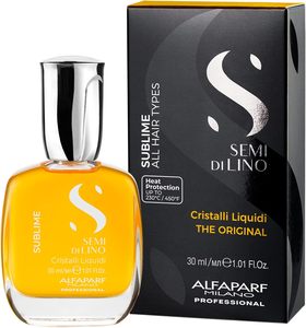 Aceite Capilar Semilíquido Cristalino <span class=keywords><strong>Alfaparf</strong></span> Milano con Protección Térmica, Suero de Acabado Suavizante Premium, Fórmula Vegana 30ml - Product Image 2