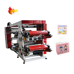 Automatic <strong>Flexographic</strong> <strong>Printers</strong> Plastic BOPP PVC PE Film Roll Flexo <strong>Printer</strong> Machine 4 <strong>Colors</strong> Roll to Roll Flexo Printing Machine - Product Image 1