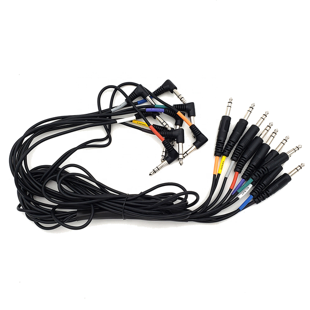 Customize DB25 to Trs 6.35mm 1/4'' 10 PACK of TRS CABLES for Electronic Drum Cables