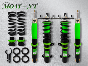 Kit de Suspensión con Amortiguador Monotubo Ajustable de 32 Clics para Toyota Hilux Revo <span class=keywords><strong>Vigo</strong></span> - Product Image 1