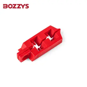 BOZZYS 120V卡扣式断路器锁定，适用于非常少的手柄两侧有孔的小型断路器