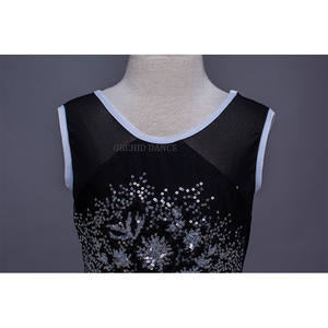 क्रिसमस बच्चों लड़कियों चरण नृत्य प्रदर्शन पहनने सेक्विन बैले जाज नृत्य पोशाक - Product Image 5