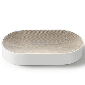 Reversível Papelão <span class=keywords><strong>Cat</strong></span> Coçar Pad Onda Forma <span class=keywords><strong>Cat</strong></span> Scratch Post - Product Image 2
