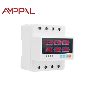 Tuya WiFi 63Aメータリングスイッチ保護リレー電圧スタビライザー3P + N三相6ディスプレイAC過電圧過電圧 - Product Image 4