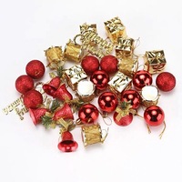 Boules de Noël 2026 écologiques non toxiques, réfléchissantes, brillantes, pigmentées or, argent, rouge, vert, bleu, fabriquées en usine