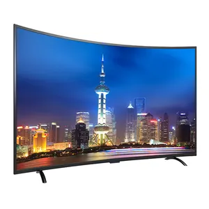 Tv lcd atacado preço barato e 32 " - 65" 4k uhd tv de tela curvada 43 polegadas smart tv