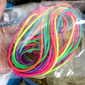 Cordon élastique en nylon coloré de 2 mm, fait main, haute élasticité, pour la fabrication de bijoux DIY, capuchons de perles, matériau en <span class=keywords><strong>gros</strong></span> - Product Image 2