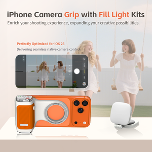Support de téléphone magnétique COMITOK MOCA avec éclairage LED pour selfie, télécommande et chargement Type-C pour bureau et lit - Product Image 5