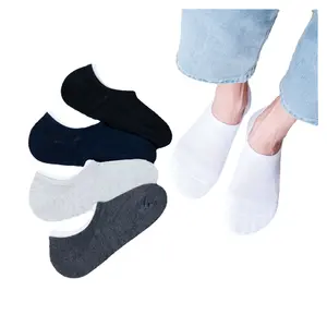 Individuelles Logo dicker frottee gepolstert niedriger Schnitt Knöchel sportlich laufen schlicht unisex rutschfest keine Socken zu sehen