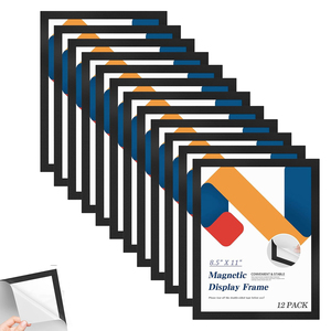 Porte-affiche magnétique A4 Cadre photo magnétique, autocollant d'affichage, porte-certificat photo - Product Image 6