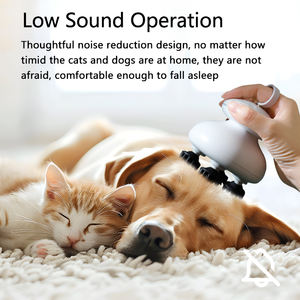 Kopfhaut massage gerät Elektrisches Haustier massage gerät für Hunde und Katzen, IPX7 wasserdichtes kabelloses Hunde katzen massage gerät, 4 Massage köpfe - Product Image 6