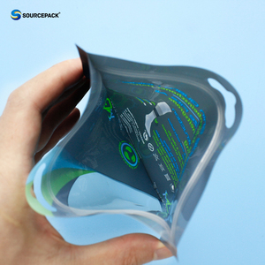 Bolsa con Cierre Biodegradable Impresa Personalizada, con Ventana Transparente, Sellado de Tres Lados y Orificio para Colgar, para Cinta Protectora Deportiva - Product Image 4