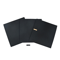 Coussinets séparateurs en verre pour double vitrage isolant 18*18*2+1MM, adhésifs noirs en EVA avec coussinets séparateurs en mousse