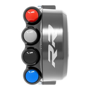 Cache de commande d'accélérateur avec interrupteur de guidon intégré pour BMW S 1000 RR (Racing) (Titane) - Product Image 1