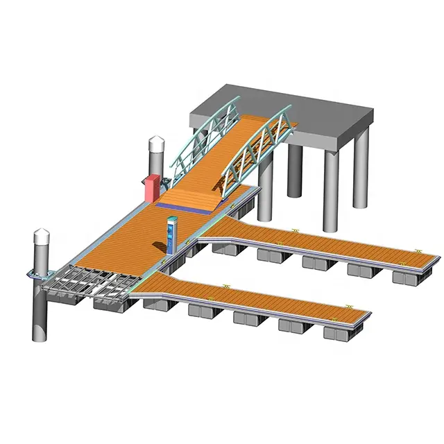 Оптовая продажа, алюминиевая плавучая платформа для морских деталей, аксессуары для Понтонной платформы