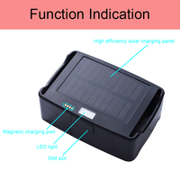 Traceur GPS solaire étanche pour vache avec logo personnalisé pour bétail, moutons et chevaux d'élevage, dispositif de repérage GPS pour animaux longue durée