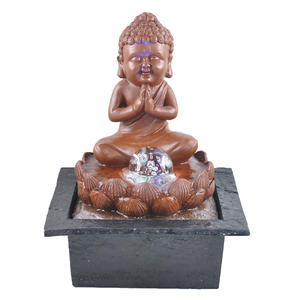 <span class=keywords><strong>Fontaine</strong></span> à eau <span class=keywords><strong>d</strong></span>écorative en forme de bouddha, pour l'intérieur et l'extérieur - Product Image 5