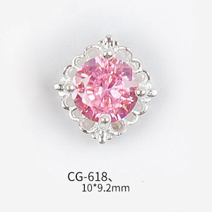 Breloques d'été en alliage pour nail art, décorations multicolores en strass pour ongles - Product Image 5