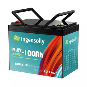 แบตเตอรี่ลิเธียมไอรอนฟอสเฟต (LiFePO4) แบบ Deep Cycle 12V 100Ah พร้อมระบบจัดการแบตเตอรี่ (BMS) 100A รองรับ 2000 รอบการใช้งาน 0-55 องศาเซลเซียส น้ำหนัก 10.5 กก. สำหรับรถบ้าน พลังงานแสงอาทิตย์ เรือ และระบบออฟกริด - Product Image 2