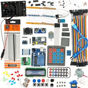 Kit de Iniciación Mejorado con Componentes Electrónicos para Arduino UNO R3 con Tutorial, Protoboard y Programador IIC 1602 - Product Image 4