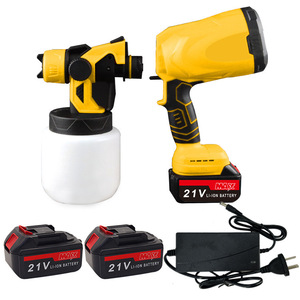 <span class=keywords><strong>Pistolet</strong></span> <span class=keywords><strong>à</strong></span> <span class=keywords><strong>peinture</strong></span> sans fil 1500W 1000ml pour batterie <span class=keywords><strong>Makita</strong></span> 18V, <span class=keywords><strong>pistolet</strong></span> <span class=keywords><strong>à</strong></span> <span class=keywords><strong>peinture</strong></span> électrique HVLP professionnel <span class=keywords><strong>à</strong></span> 3 modes pour murs, bois, bricolage - Product Image 2
