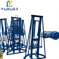 Support de bobine de câble robuste YILI 5-20 tonnes |   Support de bobine de câble portable |   Support de déroulement de câble industriel pour la pose de câbles électriques