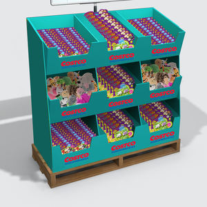 Expositor de cartón plegable para <span class=keywords><strong>supermercado</strong></span>, estante para golosinas, cadena, tienda, venta al por menor - Product Image 4