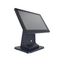 Sistema de Punto de Venta Todo en Uno WOSO con Pantalla Táctil Capacitiva de 15.6 Pulgadas y 1080p, CPU Intel I5 de 4.ª Generación a 2.4GHz, Windows 10