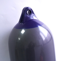 Pare-battage gonflable gris F4 anti-UV et anti-corrosion pour bateau ou yacht avec valve à aiguille