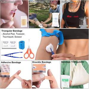 Kit de Supervivencia de Emergencia de 318 Piezas y Equipo de Primeros Auxilios, Suministros Médicos para Acampar, Senderismo y Preparación para Desastres - Product Image 6