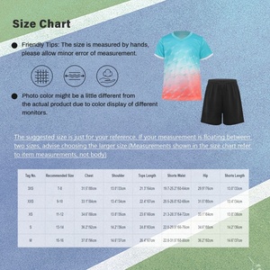 7-16 bambini ragazzi basket calcio uniforme tuta sportiva elegante stampa t-shirt con pantaloncini set personalizzato sport calcio pallavolo - Product Image 6