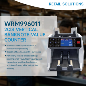Hỗn hợp giáo phái hỗ trợ cho Euro <span class=keywords><strong>USD</strong></span> GBP nhiều tiền tệ đếm tiền mặt máy với phát hiện chức năng - Product Image 6