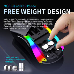 Hot <strong>Sale</strong> 1.8M USB Wired Ergonomic Dpi 12000 Gaming <strong>Computer</strong> Rgb PC Wired Mouse - Product Image 4