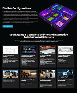 Jeu de Danse Actif JAMMA Simulateur de Sports Pixel Projecteur de Sol Interactif 30*30cm Jeux de Sol à LED Quadrillés - Product Image 5