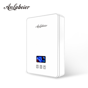 Chauffe-eau électrique instantané 6KW à commande par application intelligente, 220V, puissance réglable, élément en acier inoxydable, blanc, noir, argent - Product Image 4