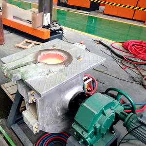 Máquina de fundición Chatarra Fundición de metal Quema Calcio Inducción Horno de fusión de metal industrial Metting Gladys 10K - Product Image 1