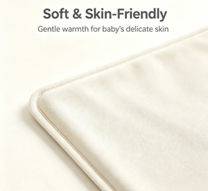 Coussin chauffant électrique pour bébé 20-60 ℃   Tapis chauffant à température réglable, coussin chauffant doux et respectueux de la peau pour berceau, poussette, table à langer - Product Image 4