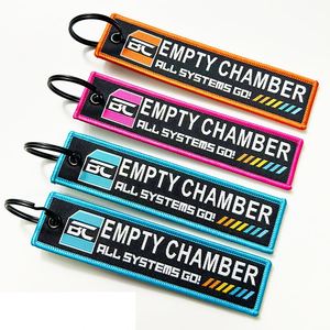 Hot Sale <b>Custom</b> Logo Woven Jet Tag <b>Key</b> Chain Embroidery Keychain Motorcycle Car Anime Promotional Gift Keytags - Product Image 2