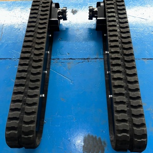 Chasis de orugas de caucho con capacidad de carga de 3T, sistemas de accionamiento por orugas hidráulicas y motor de alta velocidad, precio de fábrica y personalizable. - Product Image 4