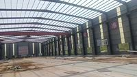 Diseño de Techo Moderno de Gran Vano, Estructuras Curvas de Acero con Armazón Espacial, Nave Metálica Prefabricada para Almacenamiento, Resistente a Vientos Fuertes