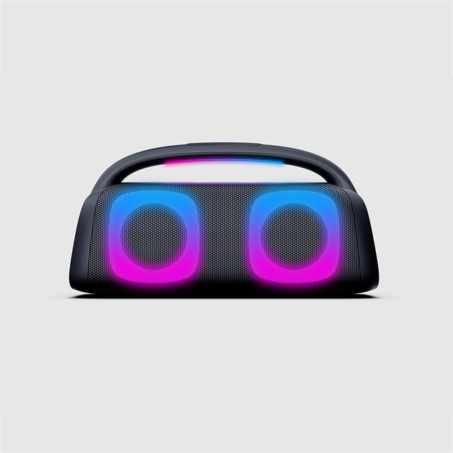 Colorful Light Home Music Tws Loud Small Blue Tooth Outdoor Waterproof Hifi Super Bass Bt Wireless Mini Portable Speaker
