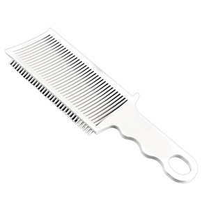 Erkek hassas konumlandırma düz üst yağ itme kesme saç kesme tarağı dışbükey kenar inç kafa seviyesi kürek ortak tarak - Product Image 4