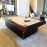 Meubles de salle de sport à domicile, billard, fitness, table de billard en bois de frêne