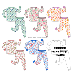 Vente en gros de pyjamas en bambou Whatnot RTS, modèles et styles variés, lot de pyjamas pour bébé, imprimé de personnages aléatoires, vêtements de nuit pour tout-petits, boîte mystère - Product Image 3