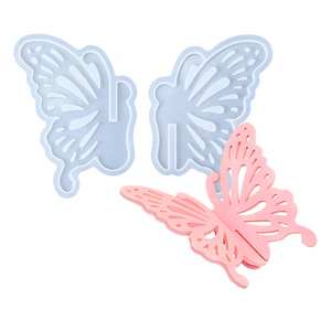 Moldes de Silicona al por Mayor con Forma de Mariposa Hueca y Copo de Nieve para Manualidades con Yeso/Resina, Aromaterapia, Adornos Navideños para Coche/Hogar - Product Image 5