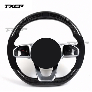 <span class=keywords><strong>Volant</strong></span> en fibre de carbone compatible avec <span class=keywords><strong>Mercedes</strong></span> Benz W205 W213 GLE GLS W219 W204 W222 S500 S320 S300 S400 W212 W206 G63 GE63 X190 - Product Image 1