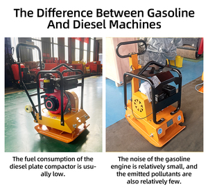 Động cơ diesel nhảy Jack tấm compactor Road tấm Vibrator máy nén - Product Image 6