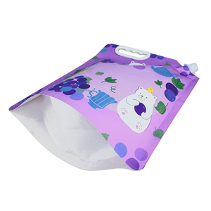 Custom <b>Stand</b> Up Pouches - Food Grade 100ml Refill Pack Juice Packaging Pouches for Children's <b>Drinks</b> - Product Image 2